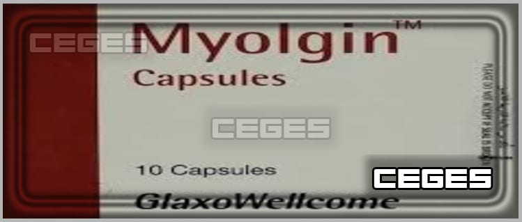 دواء ميولجين (Myolgin) دواعي الاستعمال، الآثار الجانبية، الجرعة والموانع