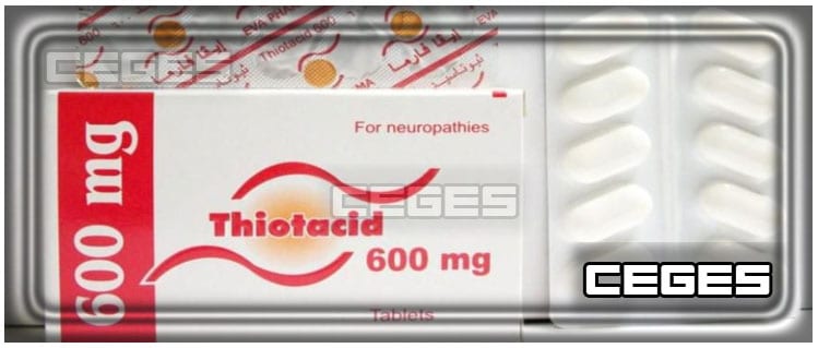 دواء ثيوتاسيد Thiotacid لعلاج التهابات الأعصاب الطرفية ولتخليص الجسم من السموم