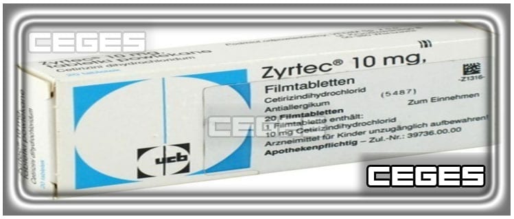 دواء زيرتك Zyrtec لعلاج الحساسية والرشح والزكام وسيلان الأنف