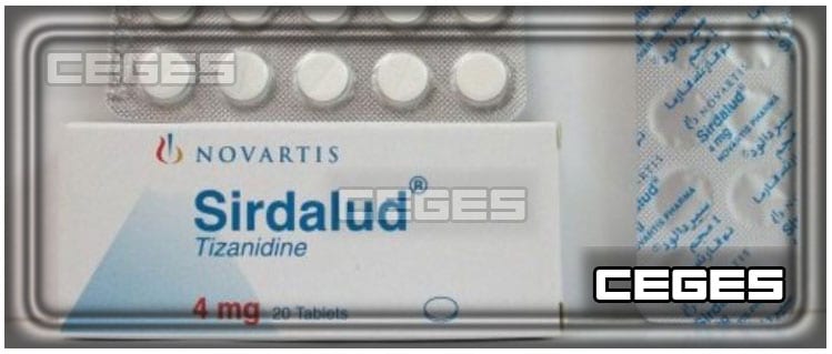دواء سيردالود Sirdalud لعلاج التقلصات والتشنجات العضلية