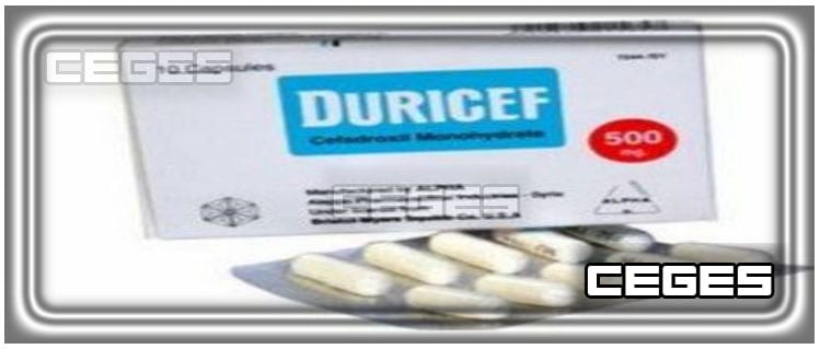 دواء ديورسيف Duricef مضاد حيوي واسع المجال من عائلة السفالوسبورين