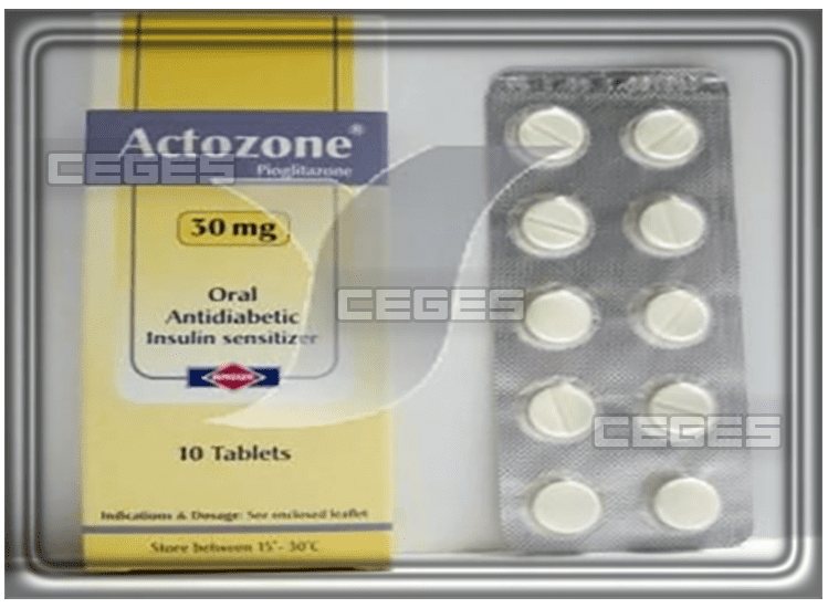 دواء اكتوزون Actozone لعلاج داء السكري من النوع الثاني