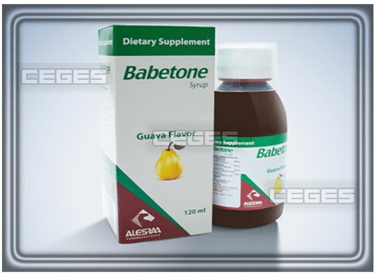 دواء بيبتون Babetone شراب لعلاج مشاكل الجهاز التنفسي