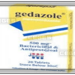 دواء جيدازول Gedazole مضاد لبكتريا المعدة والأمعاء
