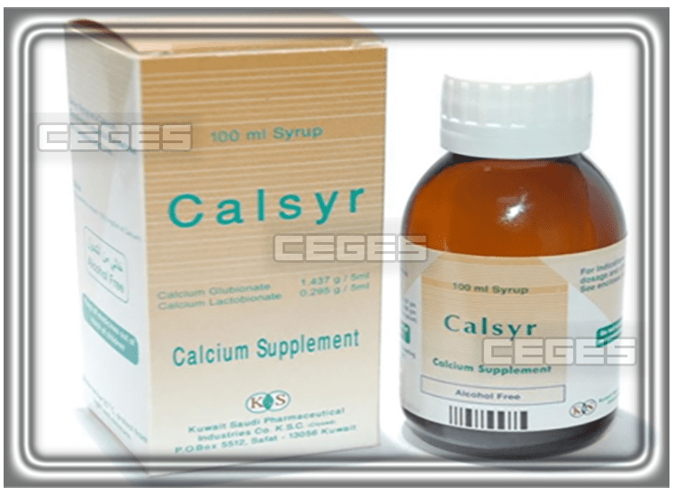 نشرة دواء كالسير Calsyr لعلاج نقص الكالسيوم