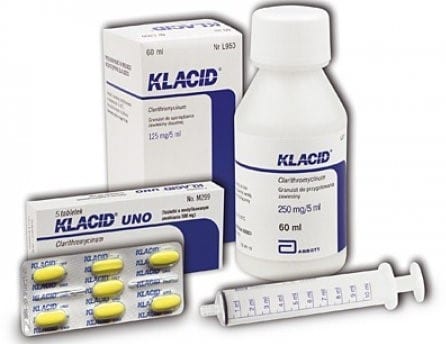دواء كلاسيد (Klacid) دواعى الإستخدام والآثار الجانبية.