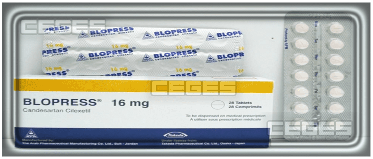 دواء بلو بريس Blopress لعلاج ارتفاع ضغط الدم