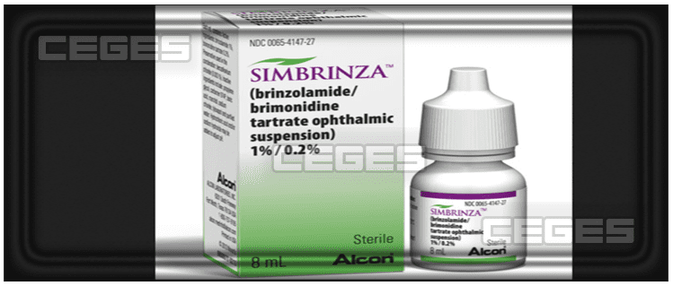 دواء سيمبرنزا SIMBRINZA لعلاج المياة الزرقاء علي العين