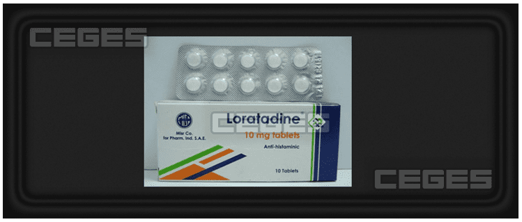دواء لوراتادين Loratadine Tablets لعلاج لحساسية والالتهابات