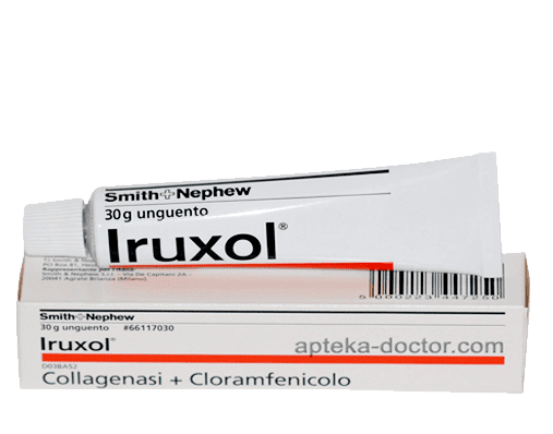 مرهم ايروكسول (Iruxol) دواعي الاستعمال والآثار الجانبية